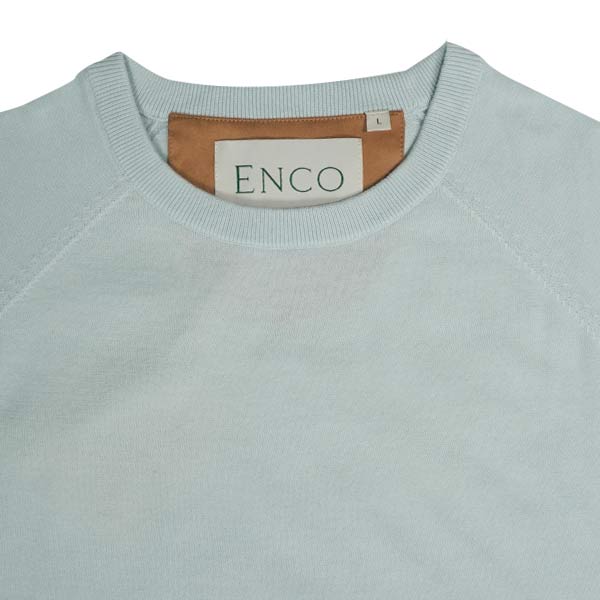 Knitted Mint Supima Crew Neck