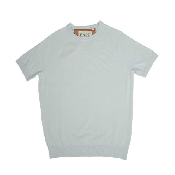 Knitted Mint Supima Crew Neck