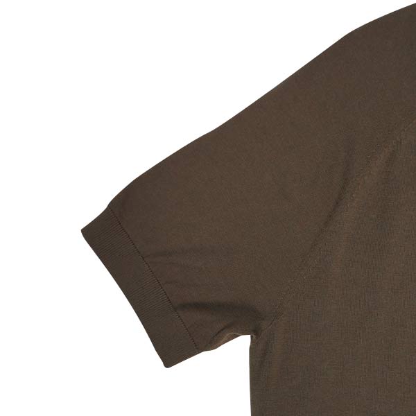 Knitted Mocha Supima Crew Neck