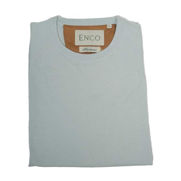 Knitted Mint Supima Crew Neck