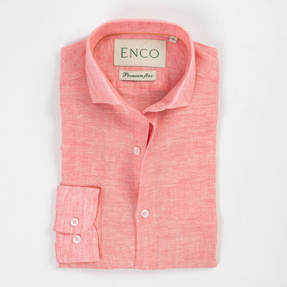 Rose Long Sleeve Linen Shirt