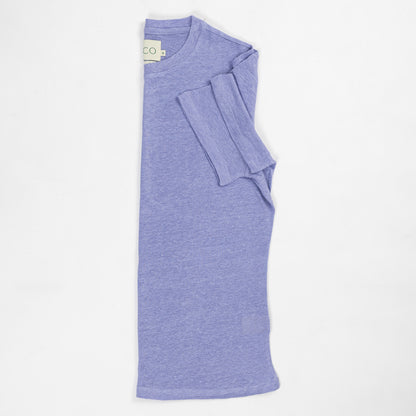 Lavender Linen Crew Neck