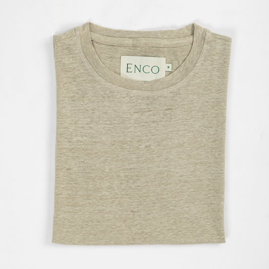 Mint Linen Crew Neck