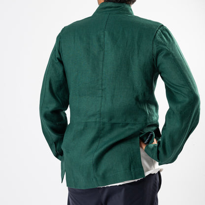 ENCO Green Linen Safari Jacket