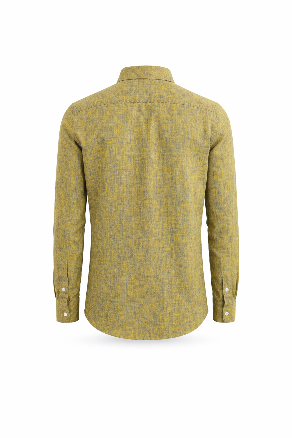 Golden Olive Long Sleeve Linen Shirt