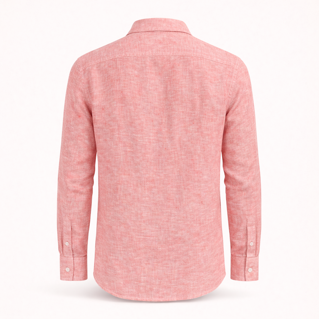Rose Long Sleeve Linen Shirt